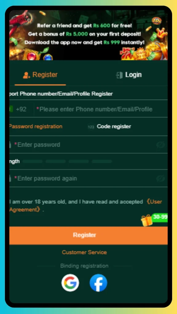 BetQQ Register