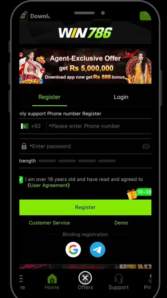 Win786 Game Register